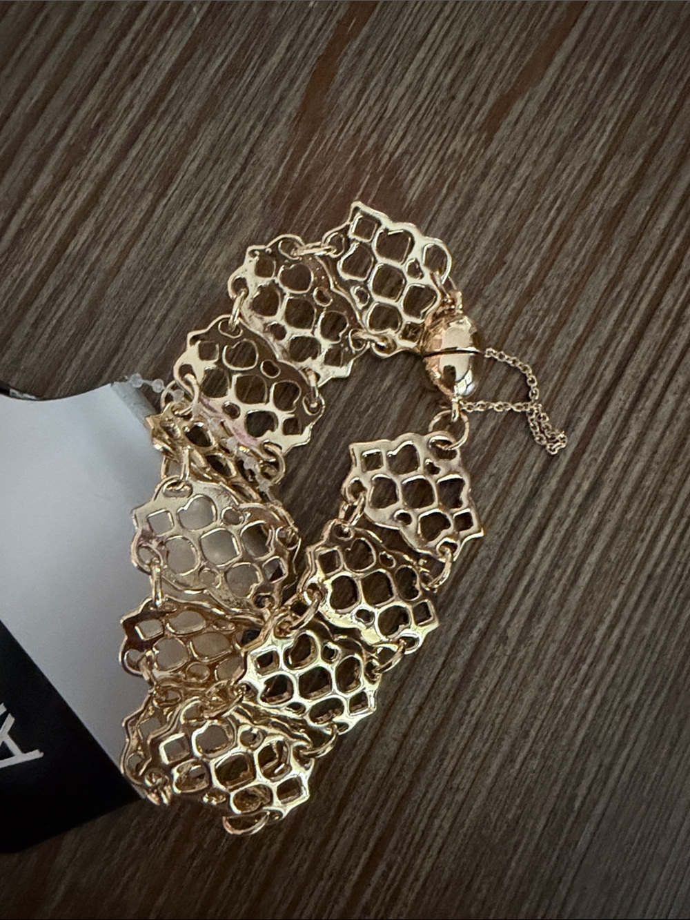 Apt. 9 Gold Linked Geometric Bracelet
